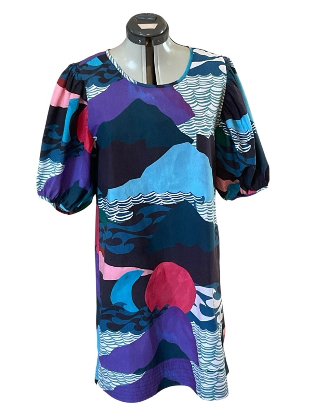 Oliphant puff sleeve shift size S